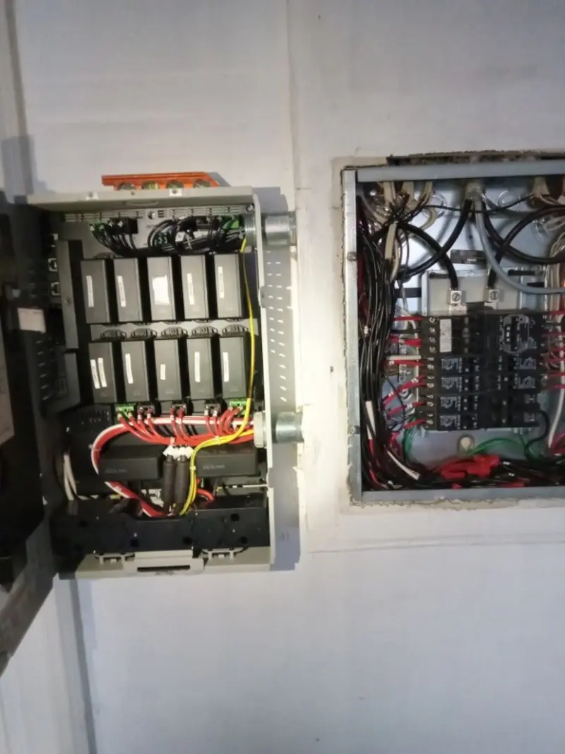 Electrical panel upgrade completed for Security Camera Wiring in Wheatland